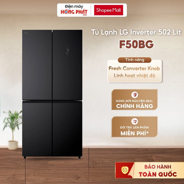 F50BG | Tủ Lạnh LG Inverter 502 Lít Multi Door F50BG - Luồng Khí Lạnh Đa Chiều Multi Air Flow [FREESHIP HCM] - Ảnh 10