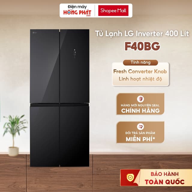F40BG - Tủ Lạnh LG Inverter 400 Lít Multi Door F40BG - Luồng Khí Lạnh Đa Chiều Multi Air Flow [FREESHIP HCM] - Ảnh 8