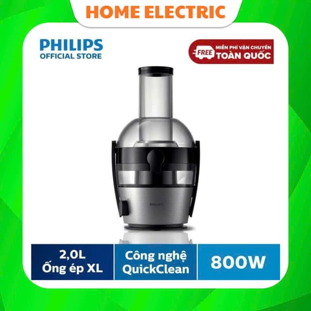 Máy ép trái cây Philips HR1863 - 800W & Máy ép trái cây Philips HR1832/00 - 500W- Hàng Chính Hãng - Ảnh 12