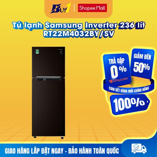 RT22M4032BY/SV - Tủ lạnh Samsung Inverter 236 lít RT22M4032BY/SV - Hàng chính hãng - Ảnh 8