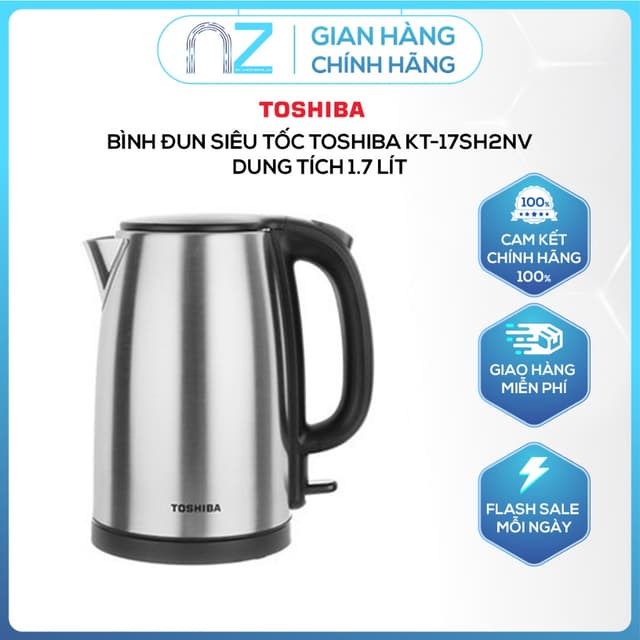 Bình đun siêu tốc Toshiba 1.7 lít KT-17SH2NV - Ảnh 12