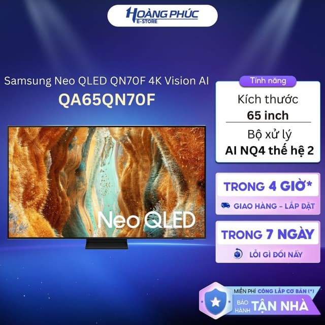 QA65QN70F | Smart Tivi Neo QLED Samsung AI 4K 65 inch QA65QN70FAKXXV - Ảnh 9