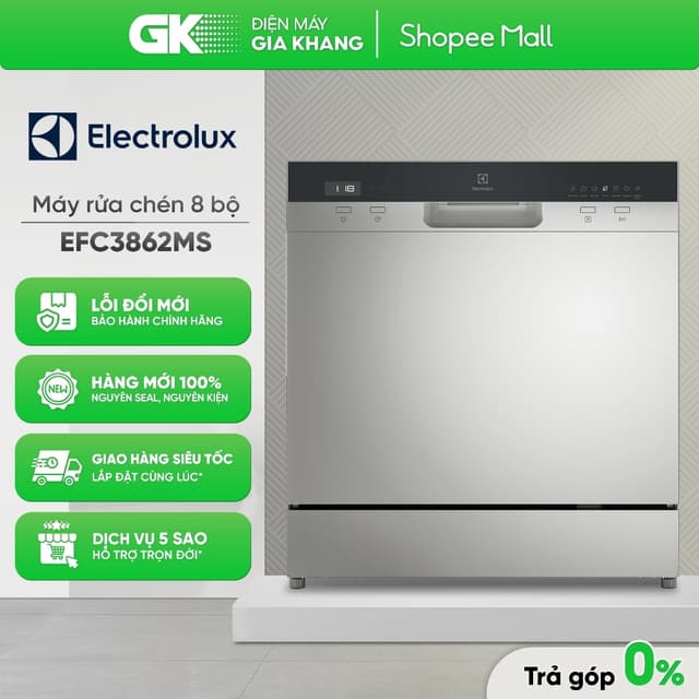 EFC3862MS - Máy Rửa Chén Mini ELECTROLUX 55cm 8 Bộ UltimateCare 300 [Freeship HCM] - Ảnh 5