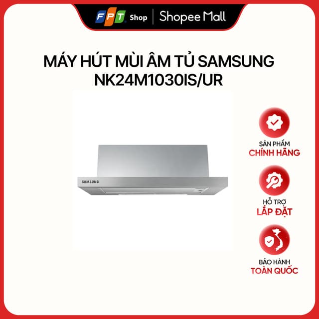 [HÀNG CHÍNH HÃNG] Máy hút mùi âm tủ Samsung NK24M1030IS/UR - Có bộ lọc khử mùi than hoạt tính -  Đèn LED chiếu sáng - Ảnh 12