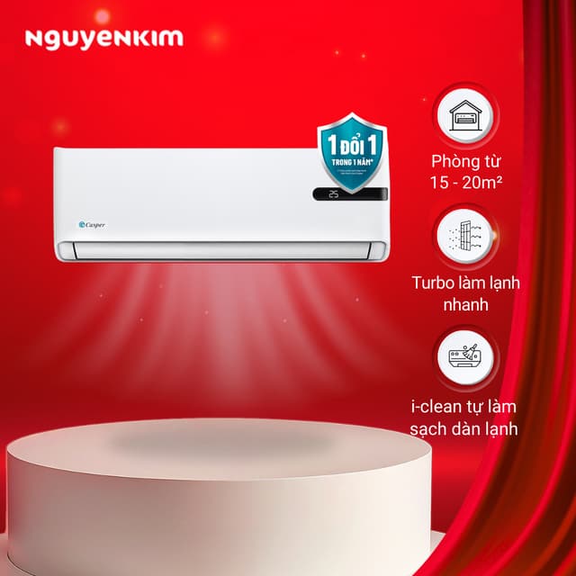 [Lắp đặt 0đ] Máy lạnh/Điều hòa Casper Inverter 1.5 HP GC-12IB36 - Ảnh 5