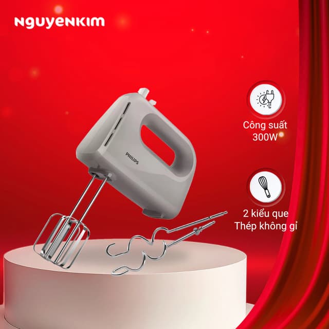 Máy đánh trứng Philips HR3705/20 - Ảnh 9