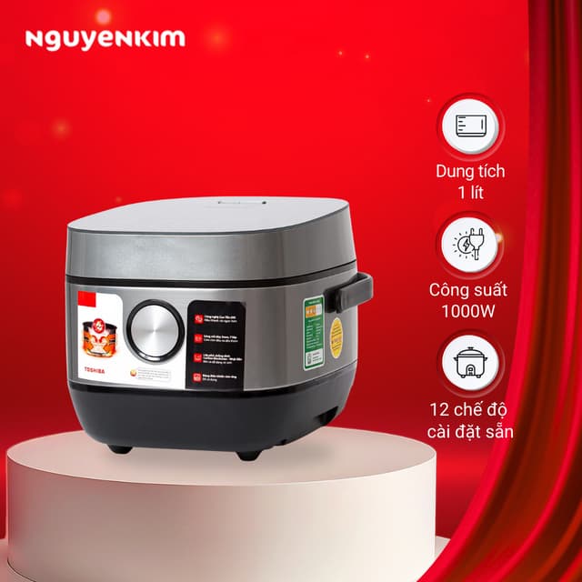 Nồi cơm điện cao tần Toshiba 1 lít RC-10IP1PV - Ảnh 6