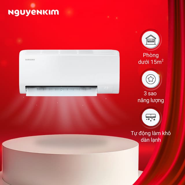 [Lắp đặt 0đ] Máy lạnh/Điều hòa Samsung Inverter 1 HP AR10DYHZAWKNSV - Ảnh 2