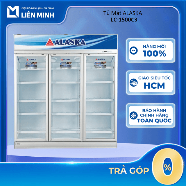 LC-1500C3 - Tủ Mát Alaska 1500 Lít LC-1500C3 - Bảo Hành Chính Hãng [SHIP 0Đ HCM] - Ảnh 11