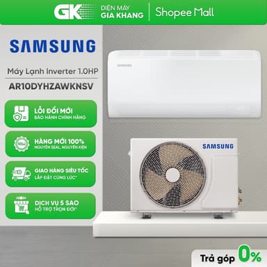So sánh giá AR10DYHZAWKNSV - Máy Lạnh Samsung Inverter 1 HP [Freeship HCM] rẻ nhất?