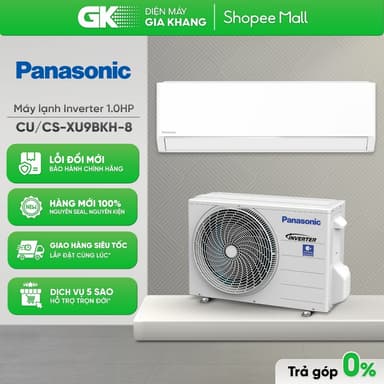 So sánh giá CU/CS-XU9BKH-8 Máy Lạnh / Điều Hòa PANASONIC 1 HP XU9BKH-8 - 1 chiều AERO Inverter Cao cấp XU (BKH-8) [Freeship HCM] rẻ nhất?