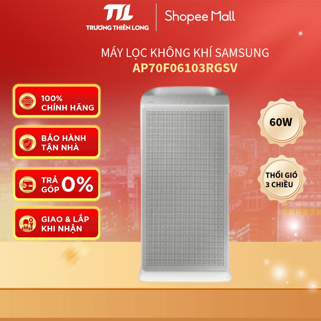 AP70F06103RGSV - Máy Lọc Không Khí 60W Samsung AP70F06103RGSV - Ảnh 5