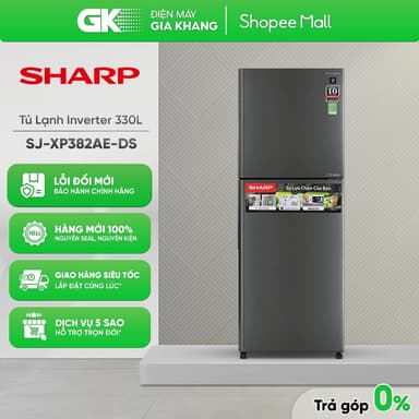 So sánh giá SJ-XP382AE-DS Tủ Lạnh Sharp Inverter SJ-XP382AE-DS360 Lít [Freeship HCM] rẻ nhất?