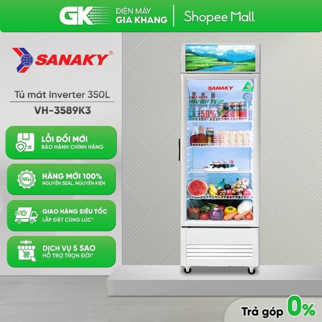 Tủ Mát Sanaky Inverter 350 Lít VH-3589K3 [Freeship HCM] - Ảnh 7