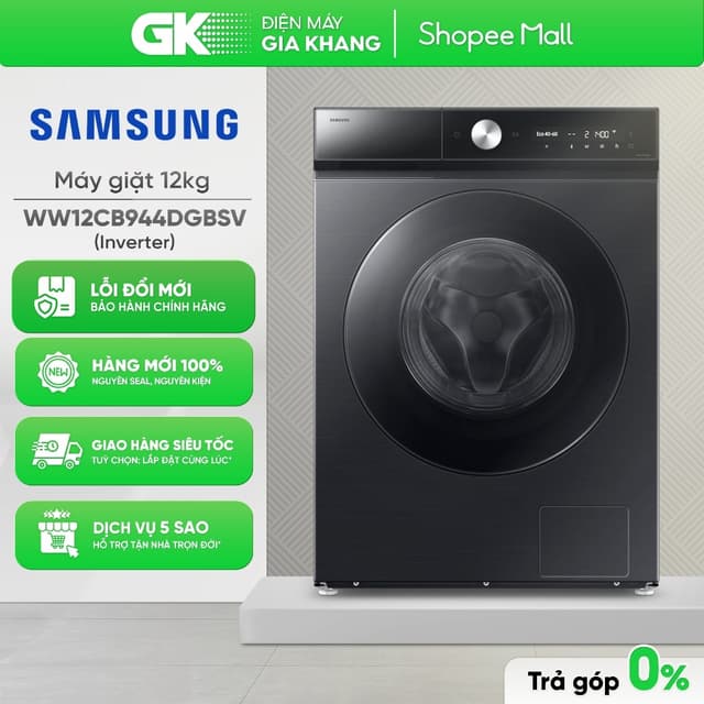 WW12CB944DGBSV - Máy Giặt Samsung Inverter 12 Kg WW12CB944DGB [Toàn Quốc] - Ảnh 4