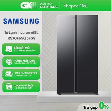 So sánh giá RS62R5001B4/SV / RS70F65Q3FSV - Tủ Lạnh Samsung Side By Side Inverter 647 Lít / 655 Lít [Freeship HCM] rẻ nhất?