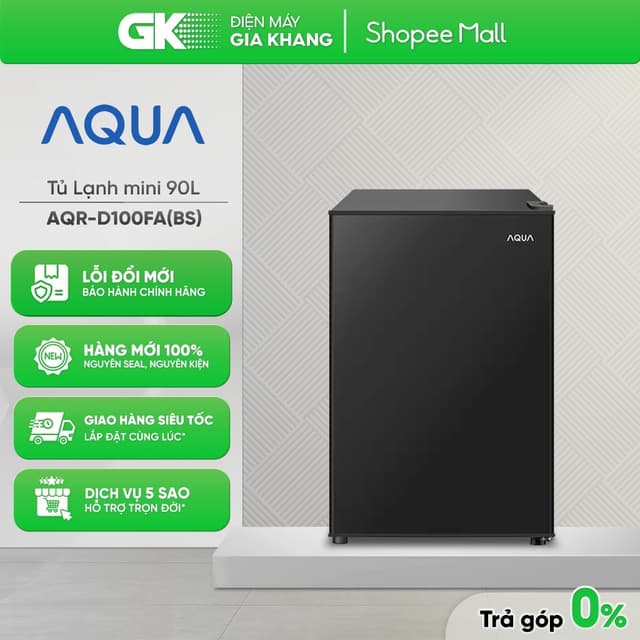 AQR-D100FA(BS) - Tủ Lạnh Aqua 90 lít AQR-D100FA(BS) [Toàn Quốc] - Ảnh 5