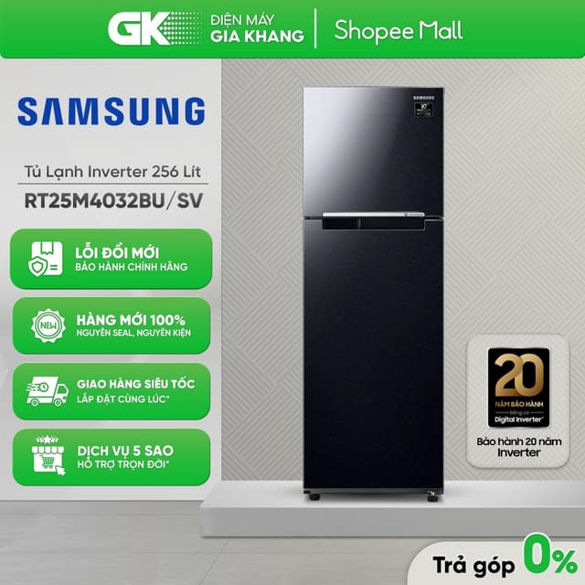 RT25M4032BU/SV - Tủ Lạnh Samsung Inverter 256 Lít RT25M4032BU [Toàn Quốc] - Ảnh 12