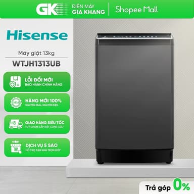 So sánh giá WTJH1313UB - Máy Giặt Hisense 13 Kg - [Freeship HCM]{GIẢM 10%} rẻ nhất?