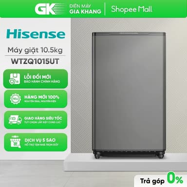 So sánh giá WTZQ8012UT | WTZQ1015UT Máy Giặt Hisense 8 Kg / 10.5 Kg [Freeship HCM] rẻ nhất?