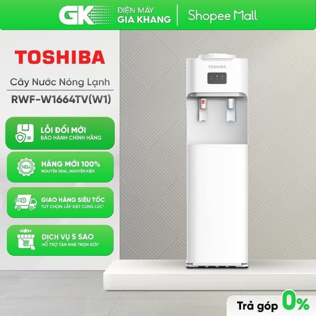RWF-W1664TV(W1) - Cây Nước Nóng Lạnh Toshiba - 670W [Toàn Quốc] - Ảnh 8
