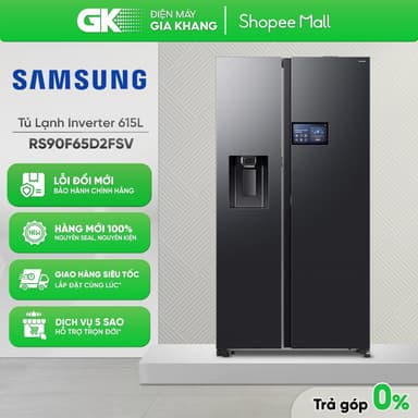So sánh giá RS90F65D2FSV | RS80F65J2BSV Tủ Lạnh Samsung Inverter Side By Side 615 Lít / 634 Lít [Freeship HCM] rẻ nhất?