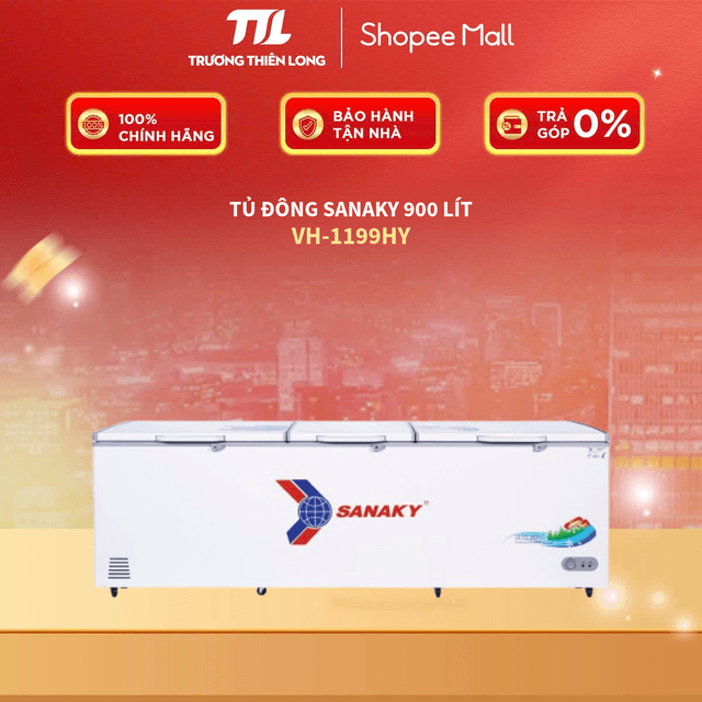 VH-1199HY - Tủ Đông Sanaky 900 Lít 1199HY [FREESHIP HCM] - Ảnh 5