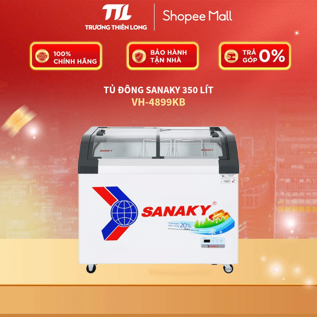VH-4899KB - Tủ Đông Sanaky VH-4899KB 350 Lít 1 Ngăn (Đông) 2 Cánh Lùa [FREESHIP HCM] - Ảnh 3