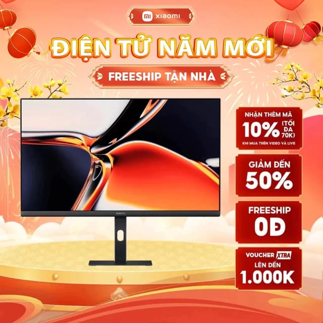 Màn Hình Xiaomi 4K Monitor A27Ui | 4K UHD | 60Hz | 6ms | IPS 27 Inch | Độ Chính Xác Màu Cao | Bảo Hành 36 Tháng - Ảnh 7