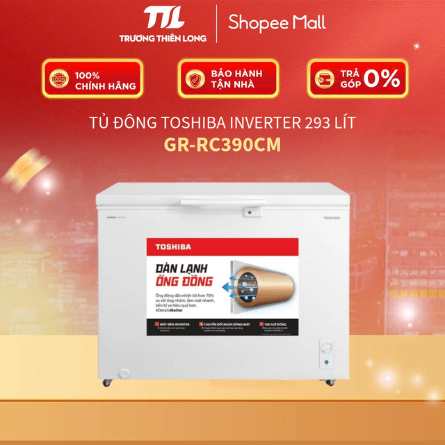 GR-RC390CM-PMV(01) - Tủ Đông Toshiba Inverter 293 Lít GR-RC390CM-PMV(01) - Ảnh 10