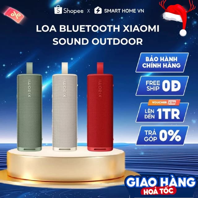 [HỎA TỐC HCM] Loa Bluetooth Xiaomi Sound Outdoor | 30W | Bass Mạnh Mẽ | Pin 12 Giờ | Bảo Hành 12 tháng - Ảnh 5