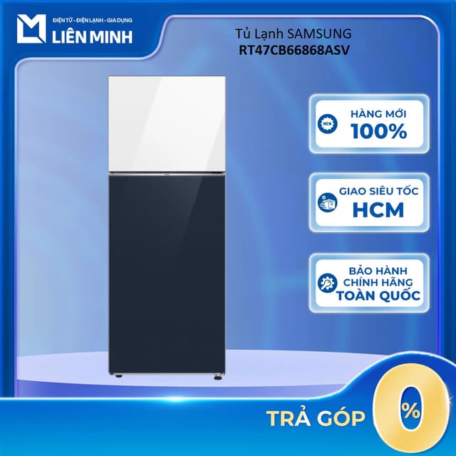 RT47CB66868ASV - Tủ Lạnh Samsung Inverter 460 Lít Bespoke RT47CB66868ASV - Bảo Hành Chính Hãng - Ảnh 2
