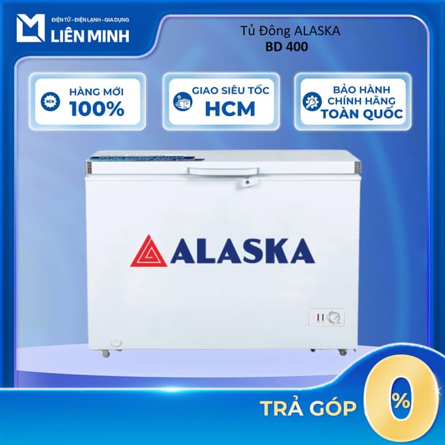 BD 400 - Tủ Đông Alaska 295 Lít BD-400 - Bảo Hành Chính Hãng [SHIP 0Đ HCM] - Ảnh 11