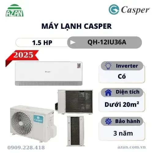 So sánh giá Máy lạnh 2 chiều Casper Inverter 1.5 HP QH-12IU36A rẻ nhất? - Ảnh 17