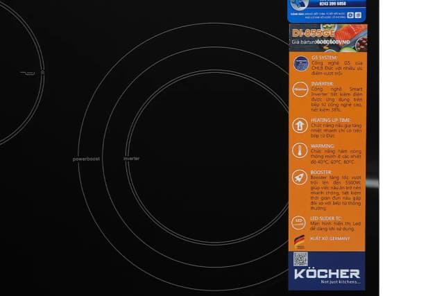 Top 1 so sánh giá Bếp từ 3 vùng nấu lắp âm Kocher DI-855GE - Tìm sản phẩm giá rẻ nhất - Ảnh 14