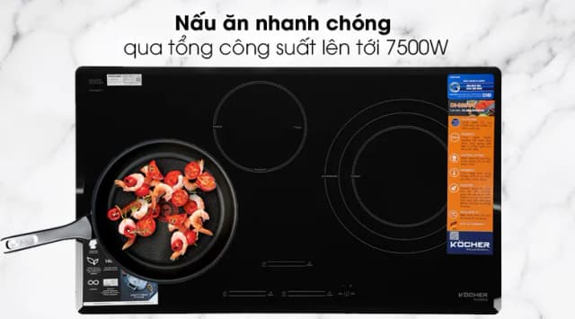 Top 1 so sánh giá Bếp từ 3 vùng nấu lắp âm Kocher DI-855GE - Tìm sản phẩm giá rẻ nhất - Ảnh 6