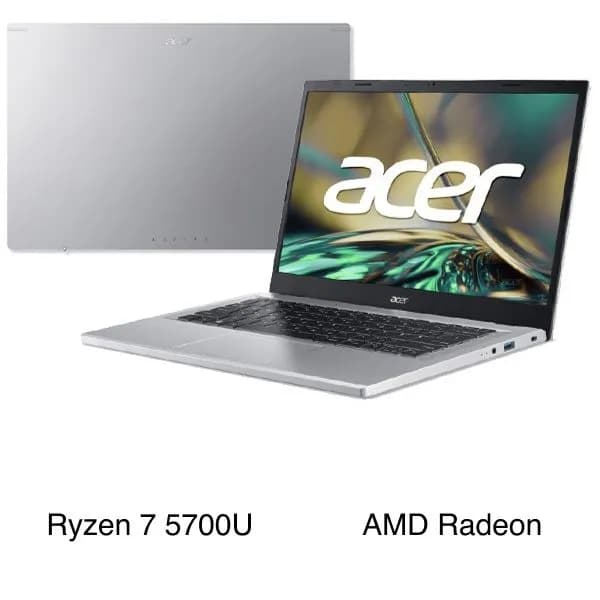 Laptop Acer Aspire 3 A314 42P R3B3 - NX.KSFSV.001 (R7 5700U, 16GB, 512GB, WUXGA, Win11) - 1