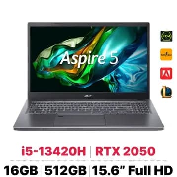 Laptop Acer Gaming Aspire 5 A515 58GM 51LB - NX.KQ4SV.002 (i5 13420H, 16GB, 512GB, RTX 2050 4GB, Full HD, Win11) - 20