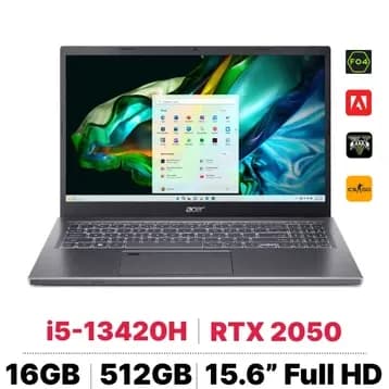 Laptop Acer Gaming Aspire 5 A515 58GM 598J - NX.KW1SV.002 (i5 13420H, 16GB, 512GB, RTX 2050 4GB, Full HD 144Hz, Win11) - 10