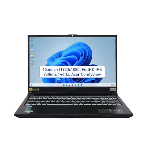 Laptop Acer Gaming Aspire 7 A715 59G 73LB - NH.QX6SV.002 (i7 12650H, 16GB, 512GB, RTX 3050 6GB, Full HD 144Hz, Win11) - 18