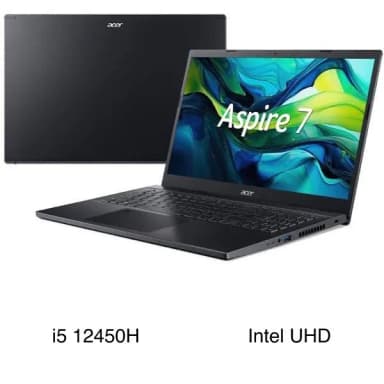 Laptop Acer Aspire 7 A715 76 53PJ - NH.QGESV.007 (i5 12450H, 16GB, 512GB, Full HD, Win11)