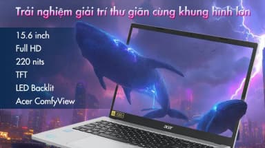 Laptop Acer Aspire Go AG15 31P 30M4 - NX.KRPSV.004 (i3 N305, 8GB, 256GB, Full HD, Win11) - 17