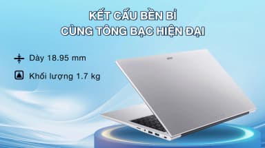 Laptop Acer Aspire Lite 15 AL15 41P R3QL - NX.J54SV.001 (R7 5700U, 8GB, 512GB, Full HD, Win11) - 2