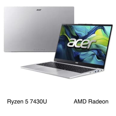 Laptop Acer Aspire Lite 15 AL15 42P R8E6 - NX.D34SV.001 (R5 7430U, 16GB, 512GB, Full HD, OfficeH24+365, Win11)