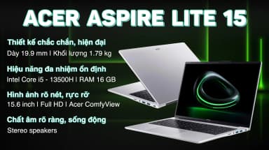 Laptop Acer Aspire Lite 15 AL15 72P 581V - NX.D4CSV.001 (i5 13500H, 16GB, 512GB, Full HD, Win11) - 4