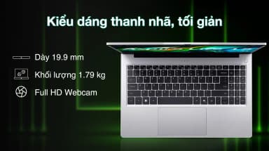 Laptop Acer Aspire Lite 15 AL15 72P 581V - NX.D4CSV.001 (i5 13500H, 16GB, 512GB, Full HD, Win11) - 5