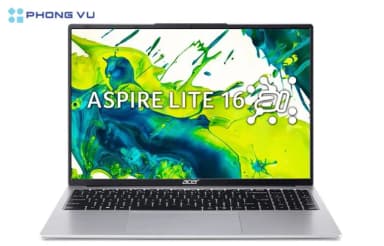 Laptop Acer Aspire Lite 16 AI AL16 71P 5674 - NX.D4XSV.001 (Ultra 5 125H, 16GB, 512GB, Full HD+, Win11) - 17