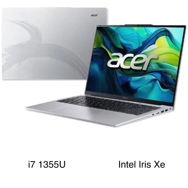 Laptop Acer Aspire Lite 16 G2 AL16 52P 76DU - NX.J2SSV.005 (i7 1355U, 16GB, 512GB, Full HD+, Win11) - 2
