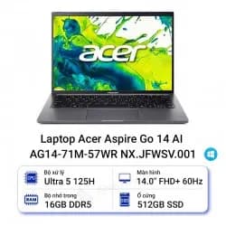 Laptop Acer Aspire Lite 16 G2 AL16 52P 76DU - NX.J2SSV.005 (i7 1355U, 16GB, 512GB, Full HD+, Win11) - 19