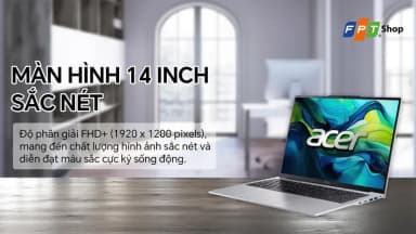 Laptop Acer Aspire Lite AL14 52M 54CJ - NX.J39SV.002 (i5 1334U, 16GB, 512GB, WUXGA, Win11) - 17